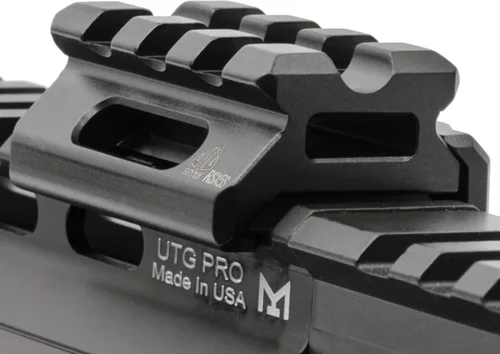 Miniatura 3 de Leapers MT-RSX5S Inc., UTG Super Slim Picatinny Riser Mount, 1/2" de altura, 3 ranuras, negro
