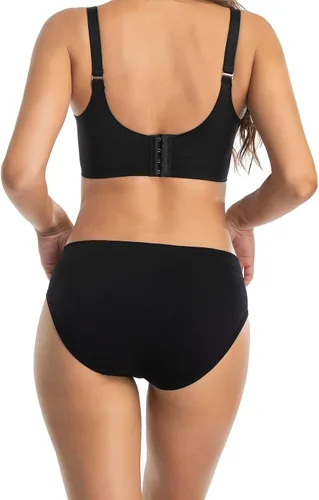 Miniatura 3 de Womens Bikini Panties Seamless Underwear, Soft Stretch Cheekini Hipster Briefs 6 Pack