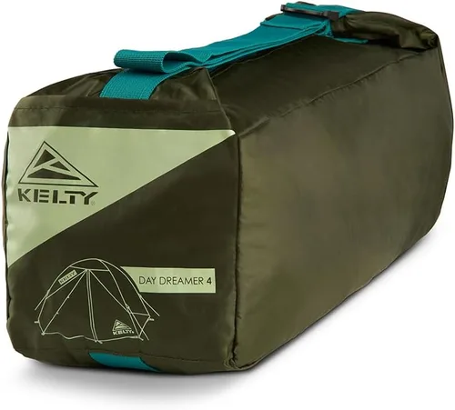 Miniatura 18 de Kelty Daydreamer Tienda de Campaña 4P + 6P, Tela Blackout, Altillo de Equipaje con Difusión de Luz Interior, Altura de Pie, Libre de PFAS