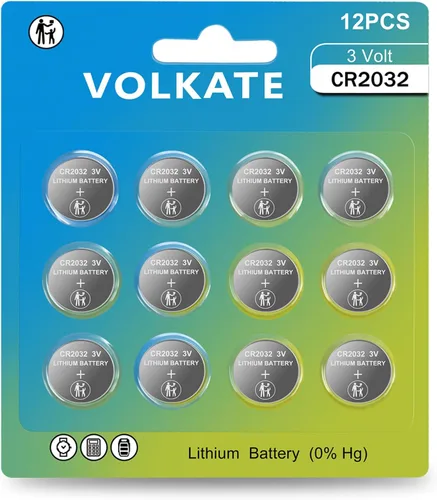 CR2032 - Batería de litio de 3 V, paquete de 12 pilas de botón 2032 para Apple Airtag, repuesto de batería de llavero para Nissan Toyota, Honda,