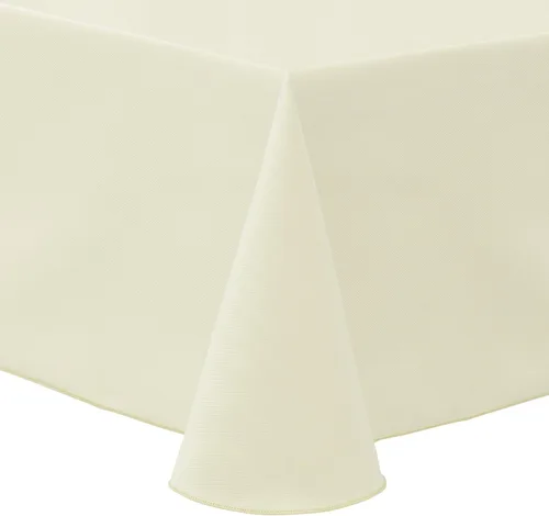 Miniatura 23 de ULTIMATE TEXTILE Mantel ovalado de sarga de polialgodón (72.0 x 118.1 in), color blanco