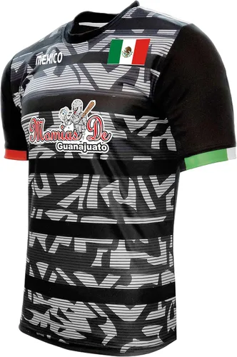 Miniatura 2 de Jersey México Momias de Guanajuato 100% Poliéster BlackGrey_Hecho en México