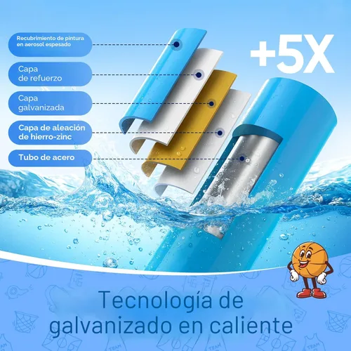 Miniatura 5 de Zupapa Cúpula de escalada de 10 pies, gimnasio de jungla para exteriores para niños con agarre para escalar - Escalador de cúpula geométrica