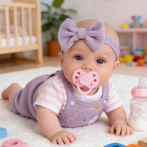 Miniatura 11 de Milidool Muñecas de bebé Reborn realistas de 22 pulgadas, muñecas de bebé recién nacidas de aspecto real con accesorios completos, perfectas