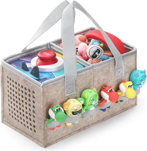 Miniatura 11 de Estuche de transporte Seracle Bolso de fieltro de viaje compatible con Toniebox 1/2 Juego de iniciación del reproductor de audio y estatuilla Tonies