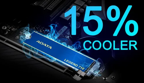 Miniatura 7 de ADATA Legend 710 NVMe M.2 2280 SSD de 256 GB (lee hasta 2100 MB/s y escribe hasta 1000 MB/s)