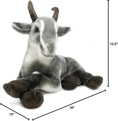 Miniatura 8 de TigerHart Patrick la cabra pigmea - Peluche grande de 18 pulgadas