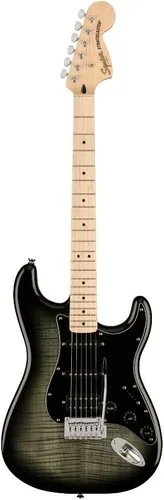 Miniatura 4 de Guitarra eléctrica Squier Affinity Series Stratocaster FMT, color Black Burst, diapasón de maple