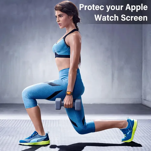 Miniatura 7 de Uyiton Protector de pantalla para Apple Watch Series 3/2/1 de 1.496 pulgadas, repuesto de grado militar, protector de pantalla de TPU para iWatch