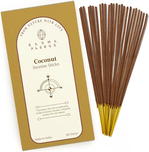 Miniatura 71 de Bakhoor - Varitas de incienso orgánicas sumergidas a mano, 100 varillas con hierbas naturales e ingredientes aromáticos, tiempo de combustión de 45