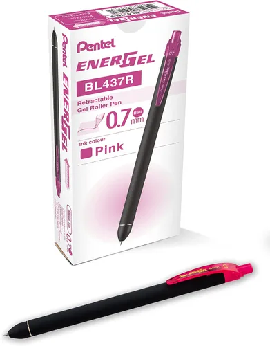 Miniatura 12 de Pentel EnerGel Kuro - Bolígrafo de gel líquido, (punta de 1/32 pulgadas - 0.7 mm) línea media, tinta negra, paquete de 12 (BL437R1-A)