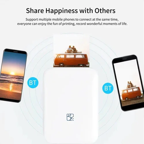 Miniatura 8 de Mini impresora fotográfica instantánea portátil - Bluetooth 5.0, Funciona con iOS y Android