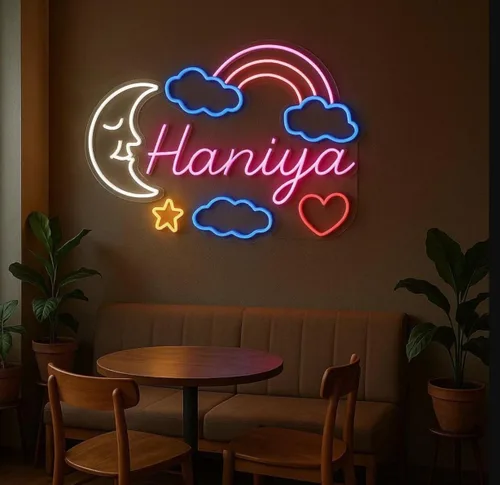 Miniatura 4 de Letreros de neón personalizados, letrero de neón personalizable para decoración de pared, letrero de neón personalizado para boda y cumpleaños