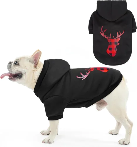 Miniatura 25 de SCENEREAL Sudadera de seguridad con capucha para perros grandes, medianos y pequeños, para niños y niñas, disfraz de perro suave con agujero para #1