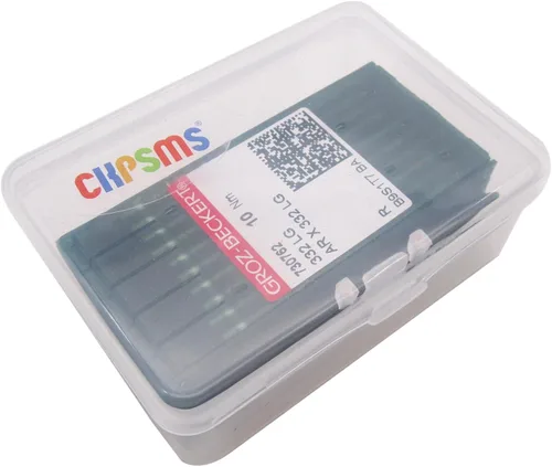 Miniatura 3 de GROZ-BECKERT Aguja en caja de plástico transparente ckpsms - 50 agujas Groz-Beckert 332 LG ARX332 LG para máquina de parches de zapatos compatibles