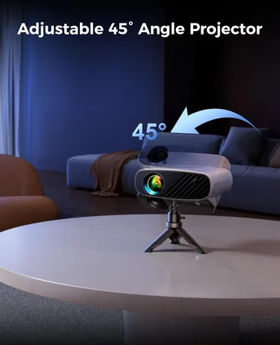 Miniatura 10 de Elephas – 2020 Mini Proyector de Película, 5000 LUX Full HD 1080P Proyector de Video, con 50,000 Horas de Vida de la Lámpara LED y Pantalla de 200