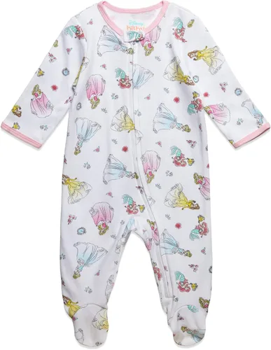 Miniatura 3 de Disney Classics Minnie Mouse Princess Baby Girls 2 Pack Zip Up Sleep N' Play Coveralls Newborn to Infant
