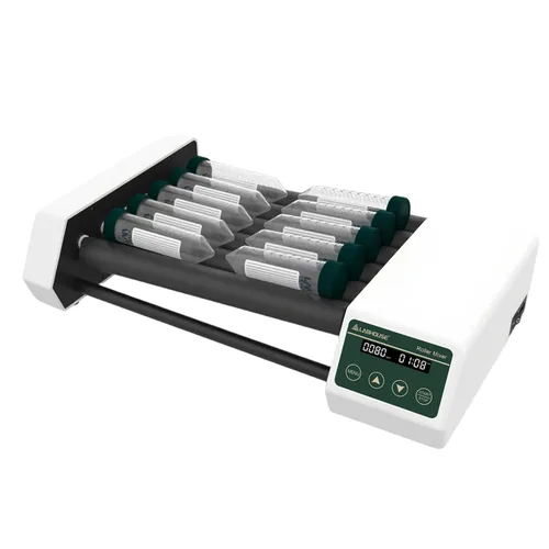 Miniatura 9 de Mezclador de rodillos de tubo de laboratorio (eje alto/bajo) oscilante 20-80RPM, 100-220V RM-6