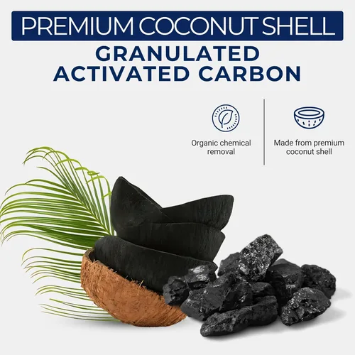Miniatura 11 de IPW Industries, Inc. - Carbón activado a granel - Carbón activado granular de cáscara de coco (GAC) para filtración de agua y medios de reemplazo