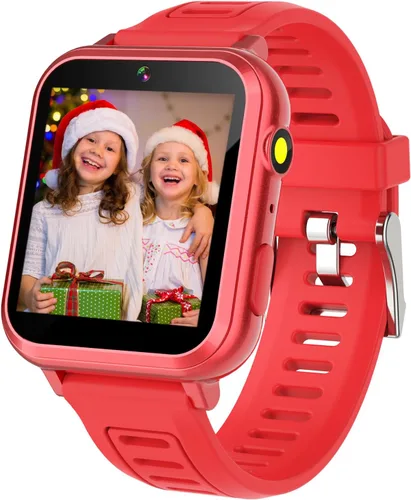 Miniatura 10 de Cosjoype Reloj inteligente para niños, regalos para niñas de 5 a 12 años, 24 juegos de rompecabezas, cámara de video HD, reproductor de música