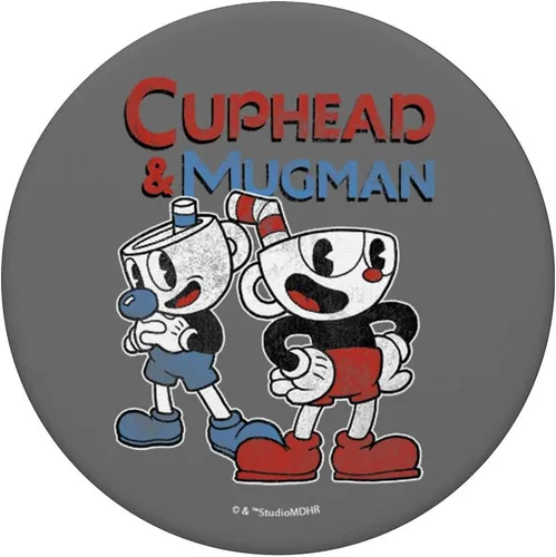 Miniatura 3 de Cuphead & Mugman Dynamic Duo Color En PopSockets PopGrip: Agarre intercambiable para teléfonos y tabletas