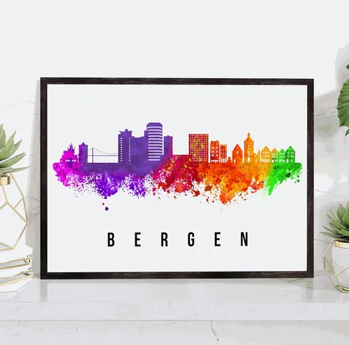 Miniatura 39 de Póster de Kazan Skyline Russia, pintura de paisaje urbano de Kazán, póster de Rusia, impresión de paisaje urbano de Kazán y monumentos, arte