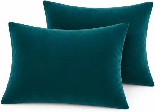 Miniatura 25 de COTTON STICH Juego de 2 fundas de almohada para niños pequeños, mini fundas de almohada de algodón de 600 hilos, fundas de almohada suaves y ligeras