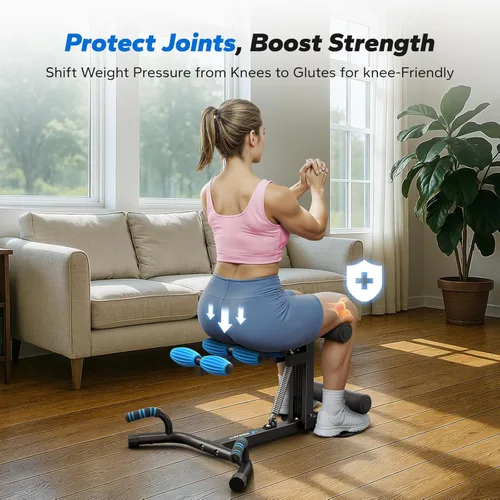 Miniatura 3 de MERACH Deep Squat Machine for Women, Adjustable Glutes Trainer Machine, Core & Leg Exercise, Push Up Board Workout Equipment at Home Gym
