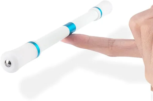 Miniatura 4 de 4 bolígrafos giratorios de gel para juegos, bolígrafo volador giratorio para dedos, juguete de liberación de presión para niños, estudiantes, Negro