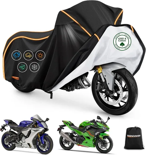 Miniatura 11 de Funda completa para Spyder F3 compatible con Can-Am Spyder F3T Tour y Limited 300D Oxford Protector de tela contra el polvo, la nieve, la lluvia