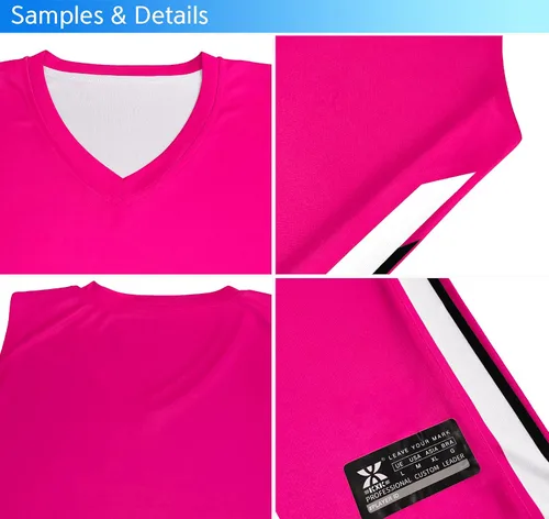 Miniatura 4 de KXK Camiseta de baloncesto reversible en blanco para hombre, uniforme de equipo, atlético, hip hop, camisetas de baloncesto S-4XL