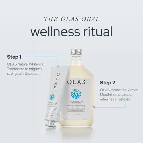 Miniatura 5 de Olas Enjuague Bucal Sin Alcohol y Enjuague Oral - Enjuague Bucal Marino Bioactivo con Aceites Esenciales y Antioxidantes para un Microbioma Oral