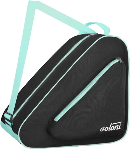 Miniatura 10 de Goloni Bolsa de patinaje para patines de hielo, patines en línea, patines y cuádruples, bolsa de equipo de patinaje unisex para adultos