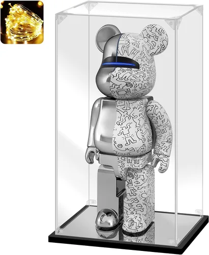 Miniatura 9 de Vitrina acrílica para coleccionables, caja de exhibición para ensamblar para Lego 75300 75304 75349, modelo de casco, caja acrílica transparente