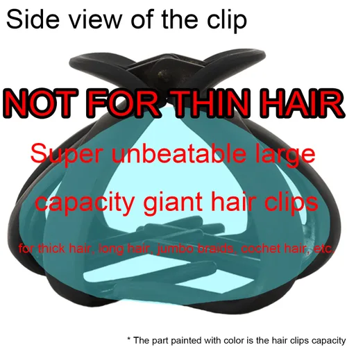 Miniatura 2 de COCIDE 4 pinzas para el cabello para mujer, clip de pulpo grande de acrílico, antideslizante, garra de araña grande para niñas, agarre fuerte, clip