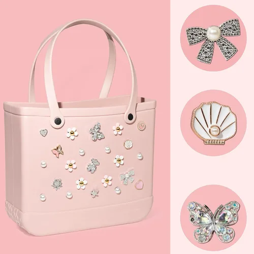 Miniatura 28 de Mon Caramel Resina Bolsa de Playa Accesorios Encantos,Resina Playa Totes Accesorios Insertos,Daisy Flower Bag Charms