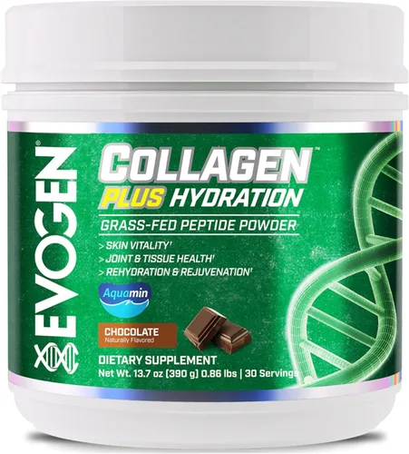 Miniatura 6 de Evogen Collagen Plus Hydration - Colágeno alimentado con pasto para mujeres y hombres Péptidos de colágeno en polvo Colágeno en polvo que apoya