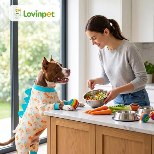 Miniatura 8 de LovinPet Pijama para perros grandes, pijama para perros grandes, camisa antilamida, ligera, estampado de melocotón coral, camisa de protección UV