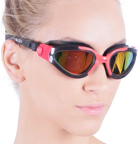Miniatura 7 de AqtivAqua Gafas de natación PDX de visión amplia para adultos, hombres y mujeres, antivaho sin fugas