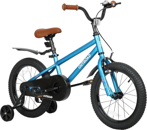 Miniatura 9 de Outroad - Bicicleta infantil para niños y niñas de 3 a 9 años, bicicleta para niños de 14, 16 y 18 pulgadas, con ruedas de entrenamiento, bicicletas