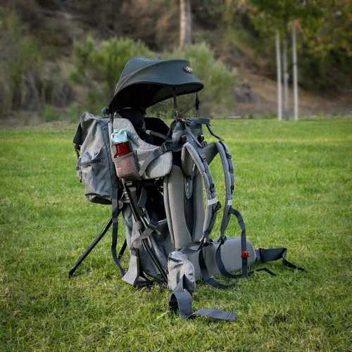 Miniatura 5 de ClevrPlus Urban Explorer - Mochila para bebé, color gris jaspeado