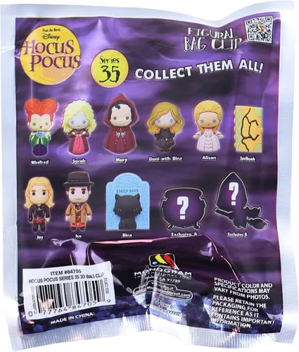 Miniatura 2 de Disney unisex-adult 3d Foam Bag Clip Morado