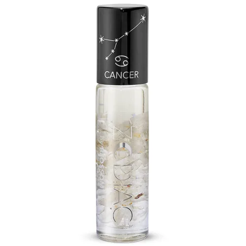 Miniatura 19 de Blossom Brillo de labios con signo del zodiaco con aroma a vainilla, brillo labial roll-on hidratante e hidratante con cristales del zodiaco, Acuario