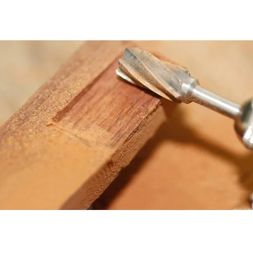 Miniatura 6 de Juego de fresas rotativas de carburo de tungsteno, vástago de 0.118 in (1/8 pulgadas) para carpintería de bricolaje, tallado y grabado, 20 brocas