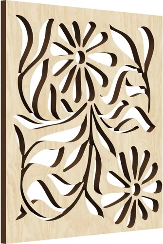 Miniatura 43 de Barryton - Paneles decorativos de madera con calado, extra pequeños, 7 3/8 pulgadas de ancho x 7 3/8 pulgadas de alto x 1/4 pulgadas de alto, roble