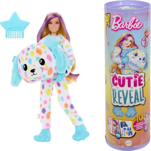 Miniatura 14 de Muñeca Barbie Cutie Reveal y Accesorios con Disfraz de Animal y 10 Sorpresas Incluyendo Cambio de Color, Conejo como Koala en Serie Temática
