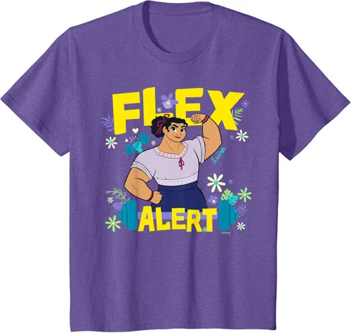 Miniatura 52 de Disney Encanto Luisa Madrigal Flex Alert Camiseta, Negro