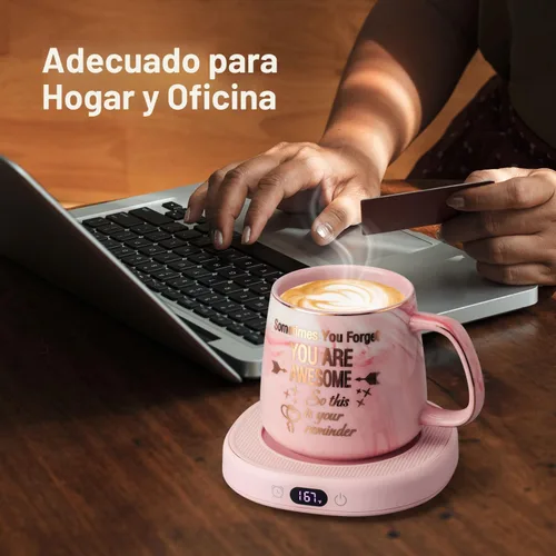 Miniatura 3 de Juego de tazas de café con 4 ajustes de temperatura, apagado automático de 8 horas