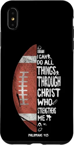 Miniatura 10 de iPhone 13 I can do all things through Christ Philippians 4:13 - Funda de fútbol