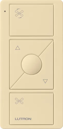 Miniatura 7 de Lutron Pico Remote para Caseta Smart Fan Control de velocidad, control de 3 botones, para uso en mesa o montaje en pared, PJ2-3BRL-WH-F01R
